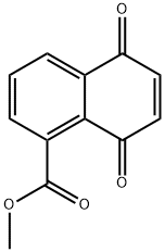 1-Naphthalenecarboxylic acid, 5,8-dihydro-5,8-dioxo-, methyl ester 结构式