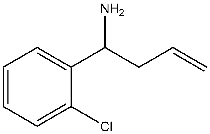 1-(2-CHLOROPHENYL)BUT-3-EN-1-AMINE 结构式