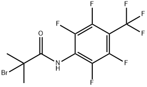 Propanamide, 2-bromo-2-methyl-N-[2,3,5,6-tetrafluoro-4-(trifluoromethyl)phenyl]- 结构式