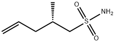 (2S)-2-甲基-4-戊烯-1-磺酰胺 结构式