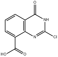 2-Chloro-4-oxo-3,4-dihydroquinazoline-8-carboxylic acid 结构式