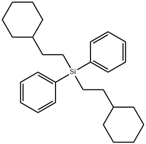 Bis(2-cyclohexylethyl)diphenylsilane 结构式