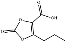 2-氧代-5-丙基-1,3-二噁茂-4-甲酸 结构式