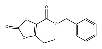 5-乙基-2-氧代-1,3-二噁茂-4-甲酸苄酯 结构式