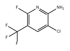 3-氯-6-氟-5-(三氟甲基)吡啶-2-胺 结构式