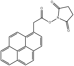 1-Pyreneacetic acid, succiniMidyl ester [1-Pyreneacetic acid N-hydroxysucciniMide ester] 结构式