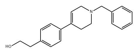 Benzeneethanol, 4-[1,2,3,6-tetrahydro-1-(phenylmethyl)-4-pyridinyl]- 结构式
