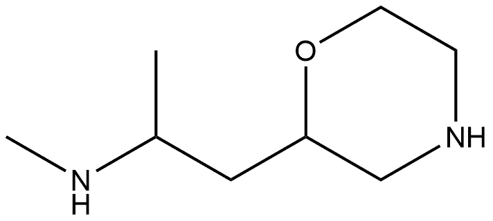 2-Morpholineethanamine,N,α-dimethyl- 结构式