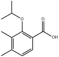2-Isopropoxy-3,4-dimethylbenzoic acid 结构式