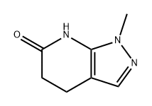 6H-Pyrazolo[3,4-b]pyridin-6-one, 1,4,5,7-tetrahydro-1-methyl- 结构式