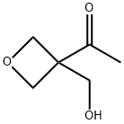 1-(3-(羟甲基)氧杂环丁烷-3-基)乙-1-酮 结构式