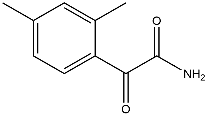 2,4-Dimethyl-α-oxobenzeneacetamide 结构式