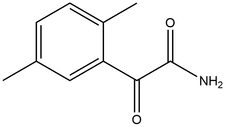 2,5-Dimethyl-α-oxobenzeneacetamide 结构式