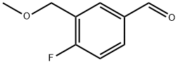 4-fluoro-3-(methoxymethyl)benzaldehyde 结构式