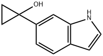 Cyclopropanol, 1-(1H-indol-6-yl)- 结构式