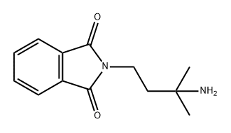 1H-Isoindole-1,3(2H)-dione, 2-(3-amino-3-methylbutyl)- 结构式