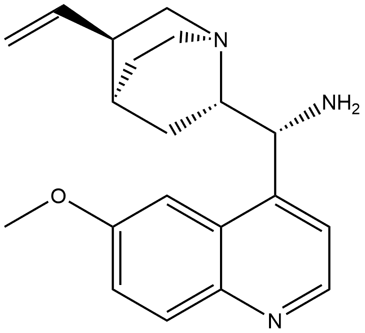 Cinchonan-9-amine, 6'-methoxy-, (8α,9R)- 结构式