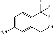 (5-氨基-2-(三氟甲基)苯基)甲醇 结构式