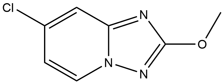 7-Chloro-2-methoxy[1,2,4]triazolo[1,5-a]pyridine 结构式