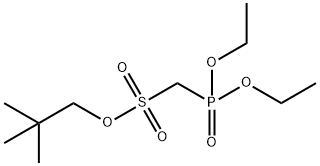 Methanesulfonic acid, 1-(diethoxyphosphinyl)-, 2,2-dimethylpropyl ester 结构式