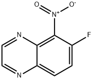 6-氟-5-硝基喹唑啉 结构式