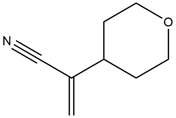 2-(oxan-4-yl)prop-2-enenitrile 结构式