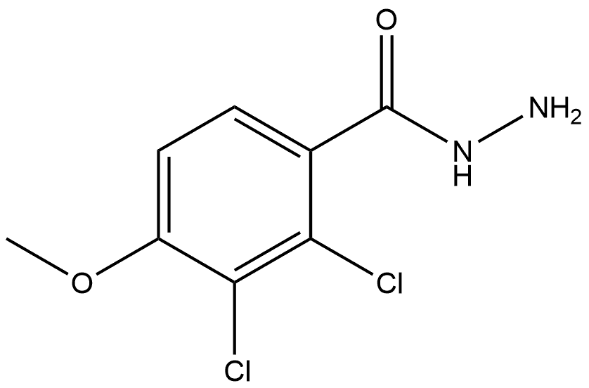 2,3-DICHLORO-4-METHOXYBENZOIC ACID HYDRAZIDE 结构式