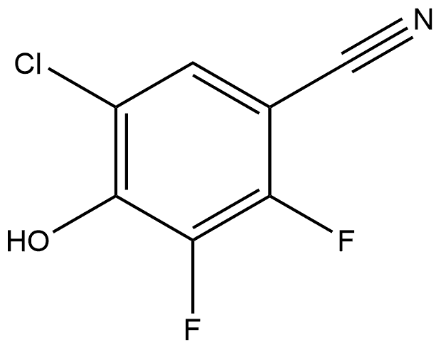 5-Chloro-2,3-difluoro-4-hydroxybenzonitrile 结构式