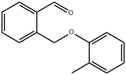 Benzaldehyde, 2-[(2-methylphenoxy)methyl]- 结构式