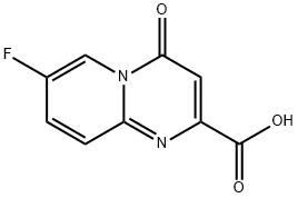 7-氟-4-氧代-4H-吡啶并[1,2-A]嘧啶-2-羧酸 结构式