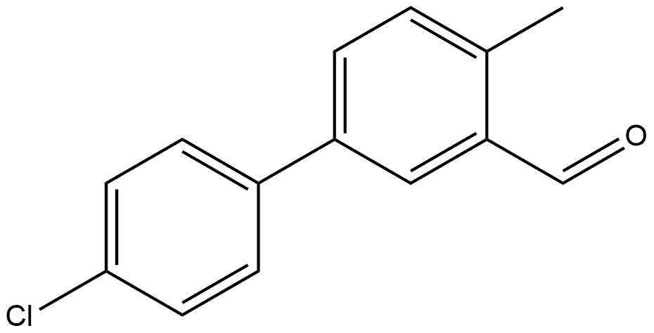 4'-Chloro-4-methyl-[1,1'-biphenyl]-3-carbaldehyde 结构式