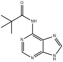 Propanamide, 2,2-dimethyl-N-9H-purin-6-yl- 结构式