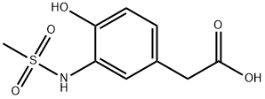 2-(4-羟基-3-(甲磺酰胺基)苯基)乙酸 结构式