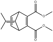 Bicyclo[2.2.1]hepta-2,5-diene-2,3-dicarboxylic acid, 7-(1-methylethylidene)-, 2,3-dimethyl ester 结构式