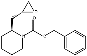 1-Piperidinecarboxylic acid, 2-[(2R)-2-oxiranylmethyl]-, phenylmethyl ester, (2S)- 结构式