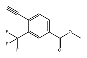 4-乙基-3-(三氟甲基)苯甲酸甲酯 结构式