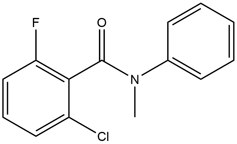 2-Chloro-6-fluoro-N-methyl-N-phenylbenzamide 结构式