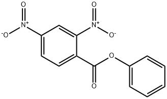 Benzoic acid, 2,4-dinitro-, phenyl ester 结构式