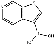 噻吩[2,3-C]吡啶-3-基硼酸 结构式