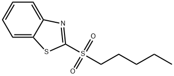 Benzothiazole, 2-(pentylsulfonyl)- 结构式