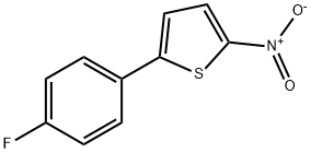 2-(4-氟苯基)-5-硝基噻吩 结构式