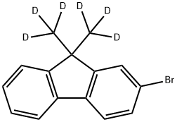 2-溴-9,9-二甲基-D3-9H-芴 结构式