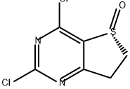 (R)-2,4-二氯-6,7-二氢噻吩并[3,2-D]嘧啶5-氧化物 结构式