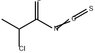 Propanoyl isothiocyanate, 2-chloro- (9CI) 结构式