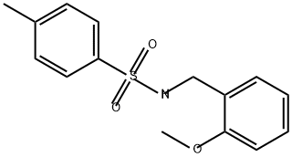 Benzenesulfonamide, N-[(2-methoxyphenyl)methyl]-4-methyl- 结构式