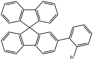 2-(2-溴苯基)-9,9′-螺二[9H-芴] 结构式