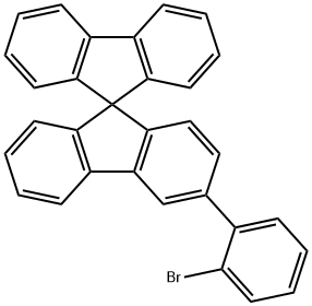 3-(2-溴苯基)-9,9′-螺二[9H-芴] 结构式