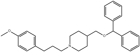 Piperidine, 4-[(diphenylmethoxy)methyl]-1-[3-(4-methoxyphenyl)propyl]-