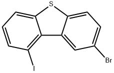 8-溴-1-碘二苯并[B,D]噻吩 结构式