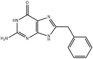 2-Amino-8-benzyl-1H-purin-6(9H)-one 结构式